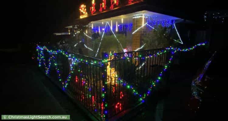 Christmas Light display at 22 Roberts Crescent, Smithfield Plains