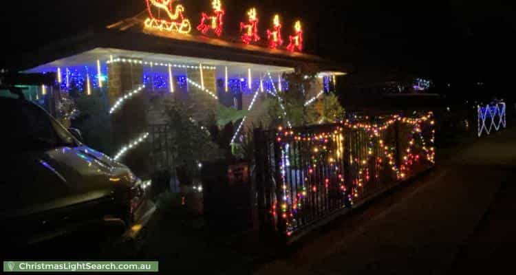 Christmas Light display at 22 Roberts Crescent, Smithfield Plains
