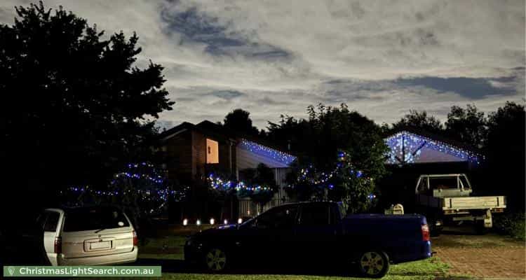 Christmas Light display at 78 Watermoor Avenue, Kilsyth South