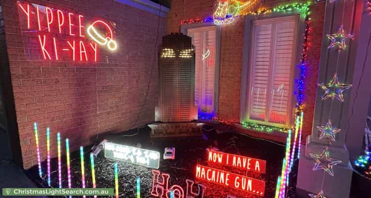 Christmas Light display at 3 Brailsford Road, Bentleigh