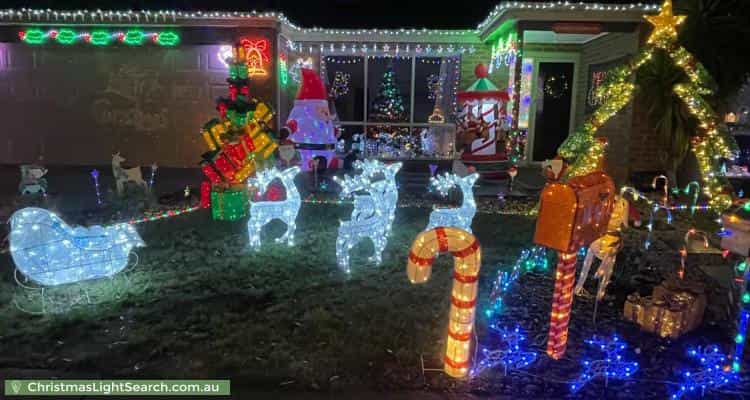 Christmas Light display at 35 Clarafield Crescent, Tarneit