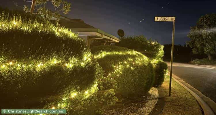 Christmas Light display at 22 Alexis Street, Hope Valley