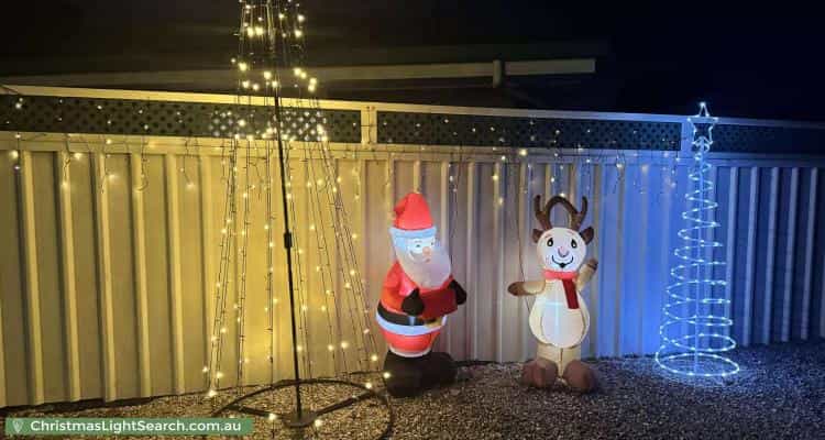 Christmas Light display at 22 Alexis Street, Hope Valley