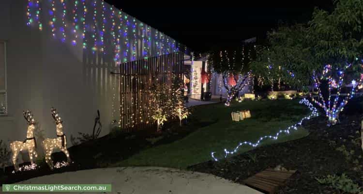 Christmas Light display at 37 Richter Close, Fadden