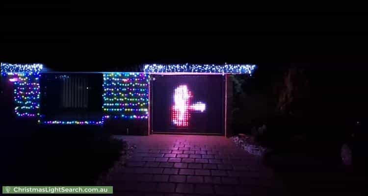 Christmas Light display at 11 Caulfield Crescent, Paralowie