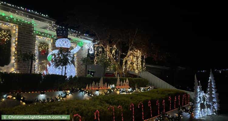 Christmas Light display at 7 Lightwood Avenue, Seymour