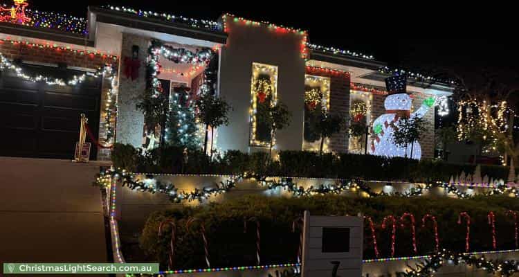 Christmas Light display at 7 Lightwood Avenue, Seymour