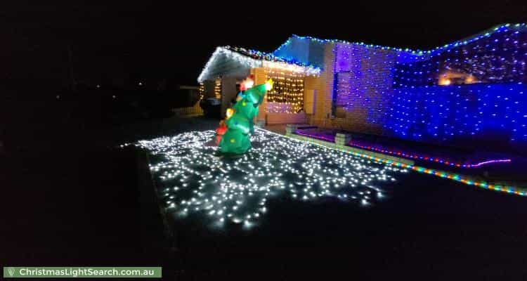 Christmas Light display at 2 Lilly Court, Spearwood