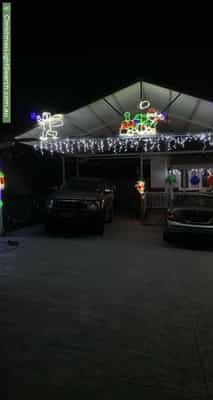 Christmas Light display at 10 Crabtree Way, Medina
