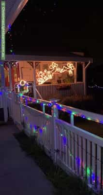 Christmas Light display at 10 Crabtree Way, Medina