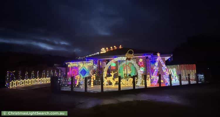 Christmas Light display at 10 Atlas Drive, Cranbourne West