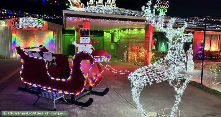 Christmas Light display at 91 Tijuana Road, Brookdale
