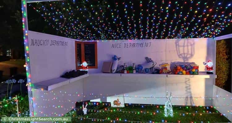 Christmas Light display at 6 Tuscan Avenue, Kellyville