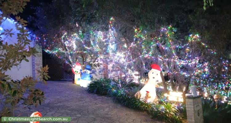 Christmas Light display at 6 Tuscan Avenue, Kellyville