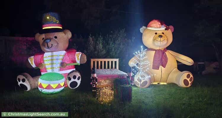 Christmas Light display at 1 Calvert Street, Bairnsdale