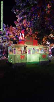 Christmas Light display at 1 Calvert Street, Bairnsdale