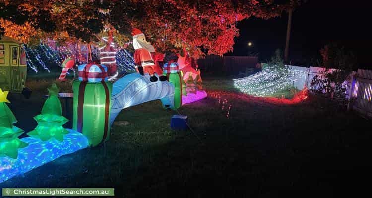 Christmas Light display at 1 Calvert Street, Bairnsdale