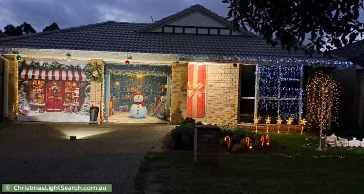 Christmas Light display at 29 Danube Crescent, Springfield