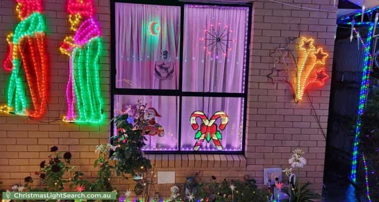 Christmas Light display at 4 Yalta Court, Clayton South