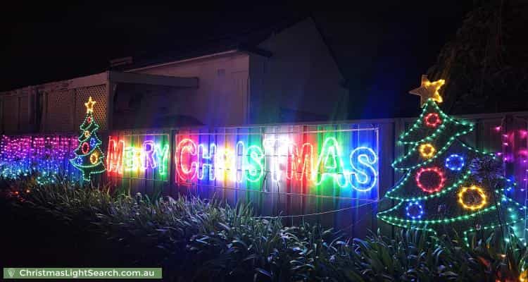 Christmas Light display at 102 Baker Street, Glengowrie