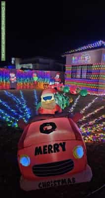 Christmas Light display at 102 Baker Street, Glengowrie