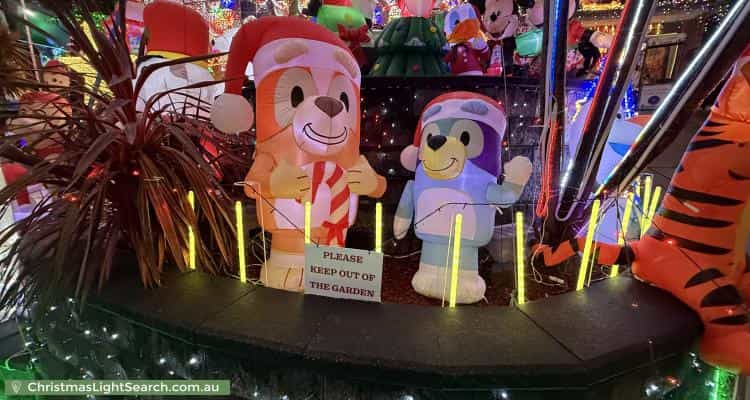 Christmas Light display at 11 Rawdon Court, Boronia