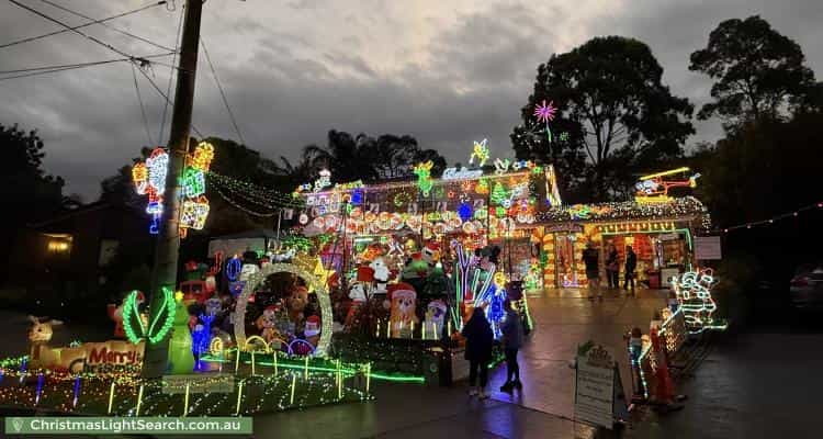 Christmas Light display at 11 Rawdon Court, Boronia