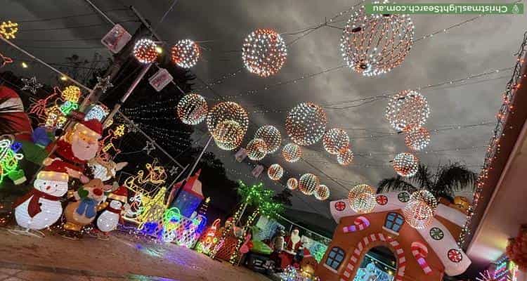 Christmas Light display at 11 Rawdon Court, Boronia