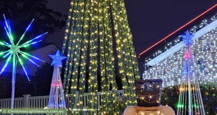Christmas Light display at 12 Concorde Place, Saint Clair