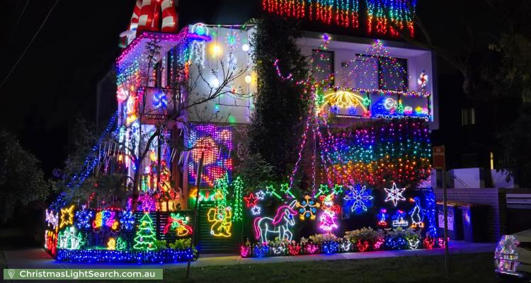 Christmas Light display at 48 Beauchamp Road, Hillsdale