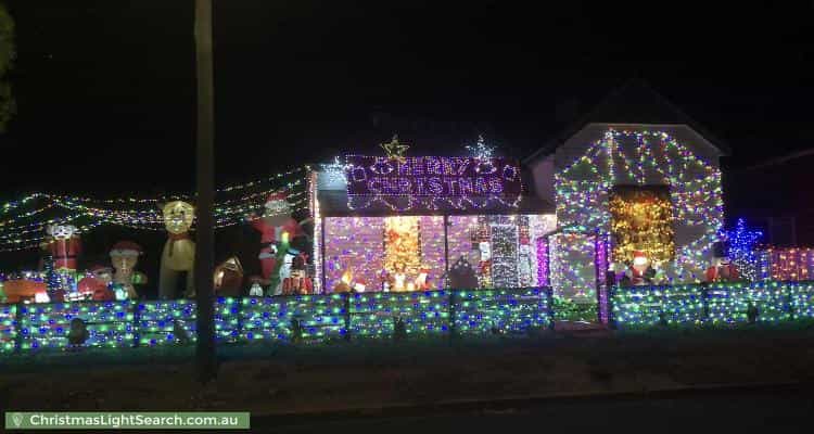 Christmas Light display at 78 Mandeville Street, Hopetoun
