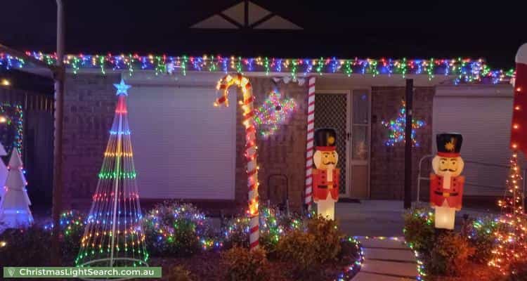 Christmas Light display at  Sir Joseph Banks Crescent, Golden Grove