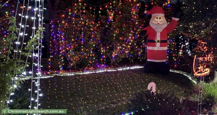 Christmas Light display at 28 Andrew Street, Mount Waverley