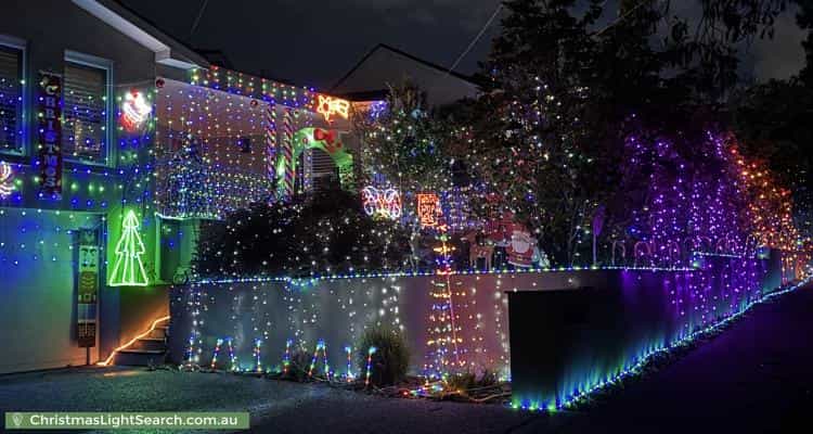 Christmas Light display at 28 Andrew Street, Mount Waverley