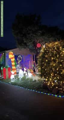Christmas Light display at 76 Prince Street, Mornington