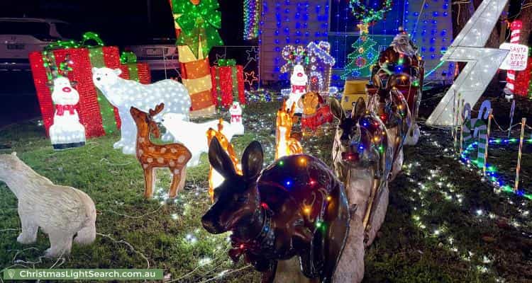 Christmas Light display at 76 Prince Street, Mornington