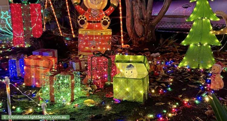 Christmas Light display at 76 Prince Street, Mornington