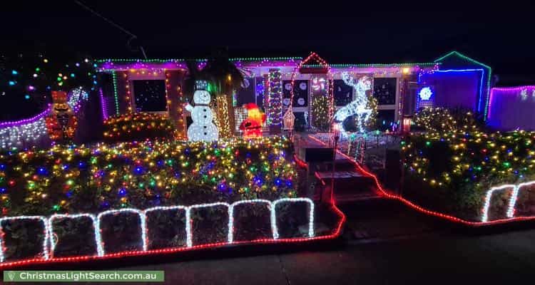 Christmas Light display at 76 Parramatta Road, Werribee
