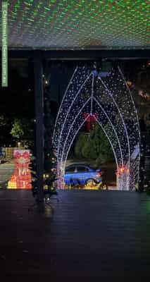 Christmas Light display at 16 Mandurah Place, Ngunnawal