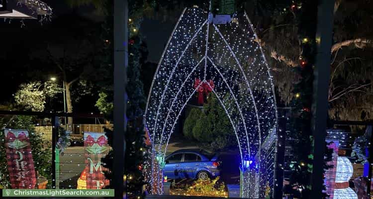 Christmas Light display at 16 Mandurah Place, Ngunnawal