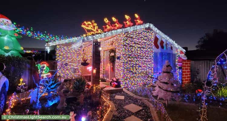 Christmas Light display at 13 Astinal Drive, Gosnells
