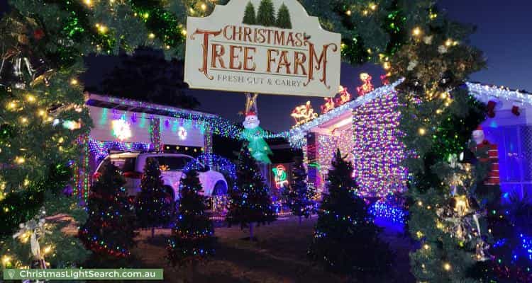 Christmas Light display at 13 Astinal Drive, Gosnells