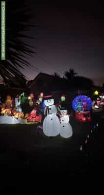 Christmas Light display at 12 Mudford Street, Sunshine West