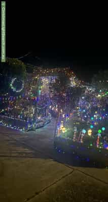 Christmas Light display at 3 Meehan Close, Karabar