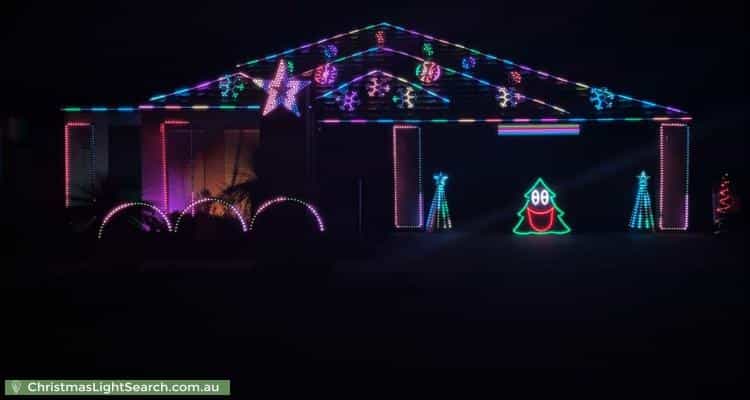 Christmas Light display at 169 Partridge Street, Brabham