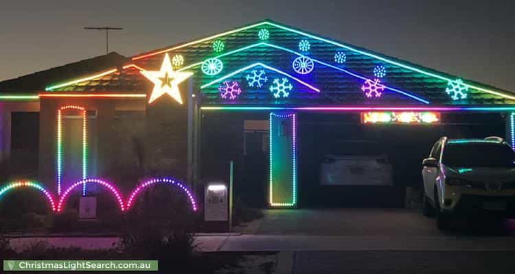 Christmas Light display at 169 Partridge Street, Brabham