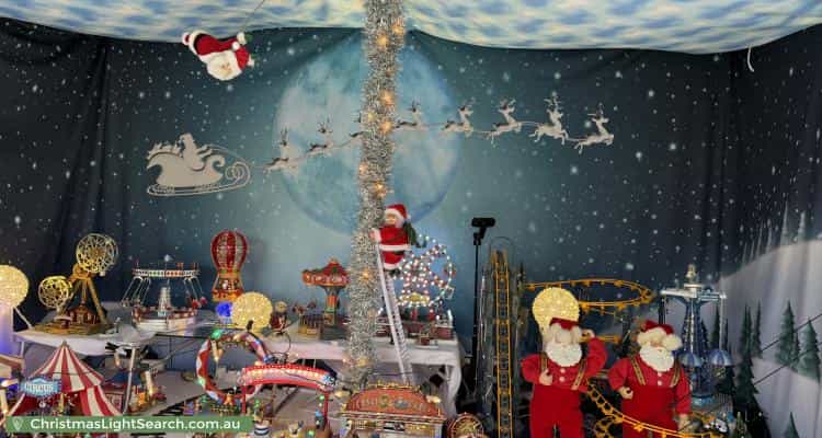 Christmas Light display at 15 Monte Carlo Drive, Point Cook