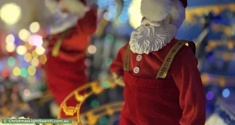 Christmas Light display at 15 Monte Carlo Drive, Point Cook
