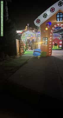 Christmas Light display at 18 McNairn Cross, Leda