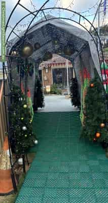Christmas Light display at 18 McNairn Cross, Leda